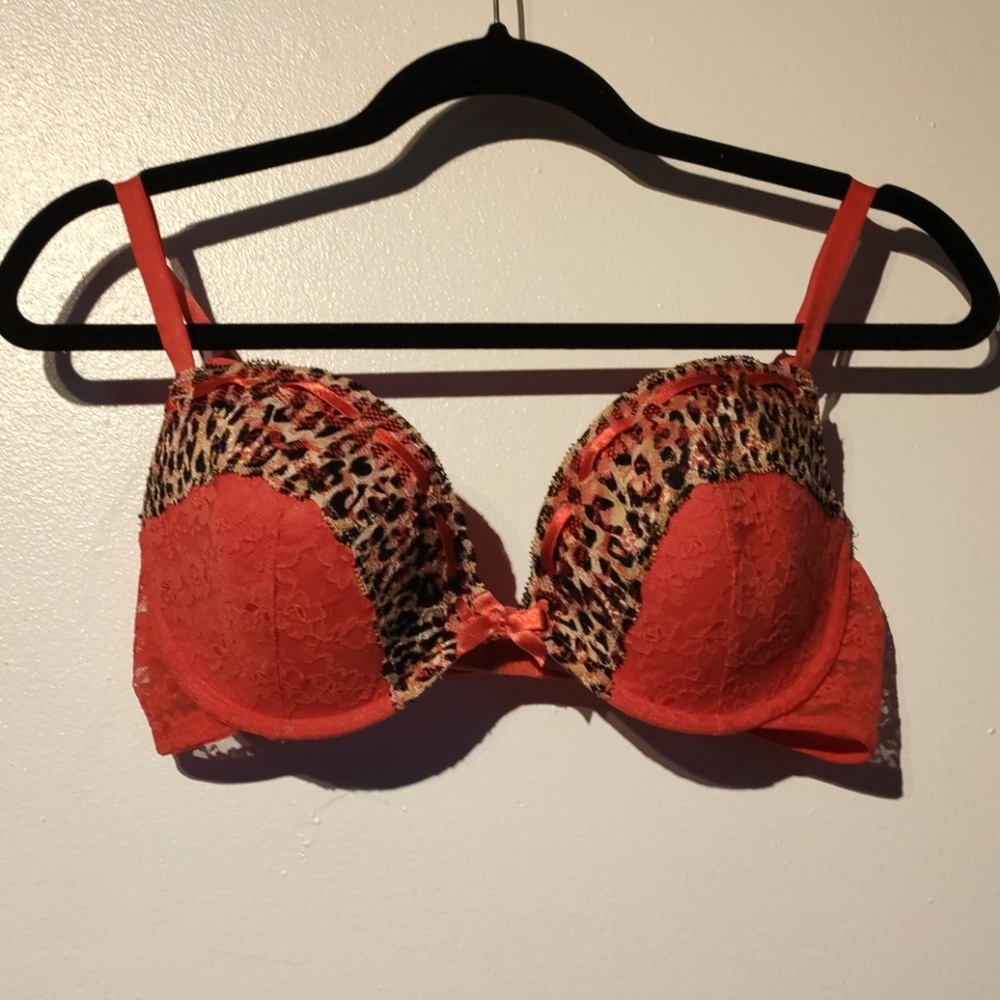 🍋 La SENZA | Perfectly Me Red Leopard Lace Bra 🍋